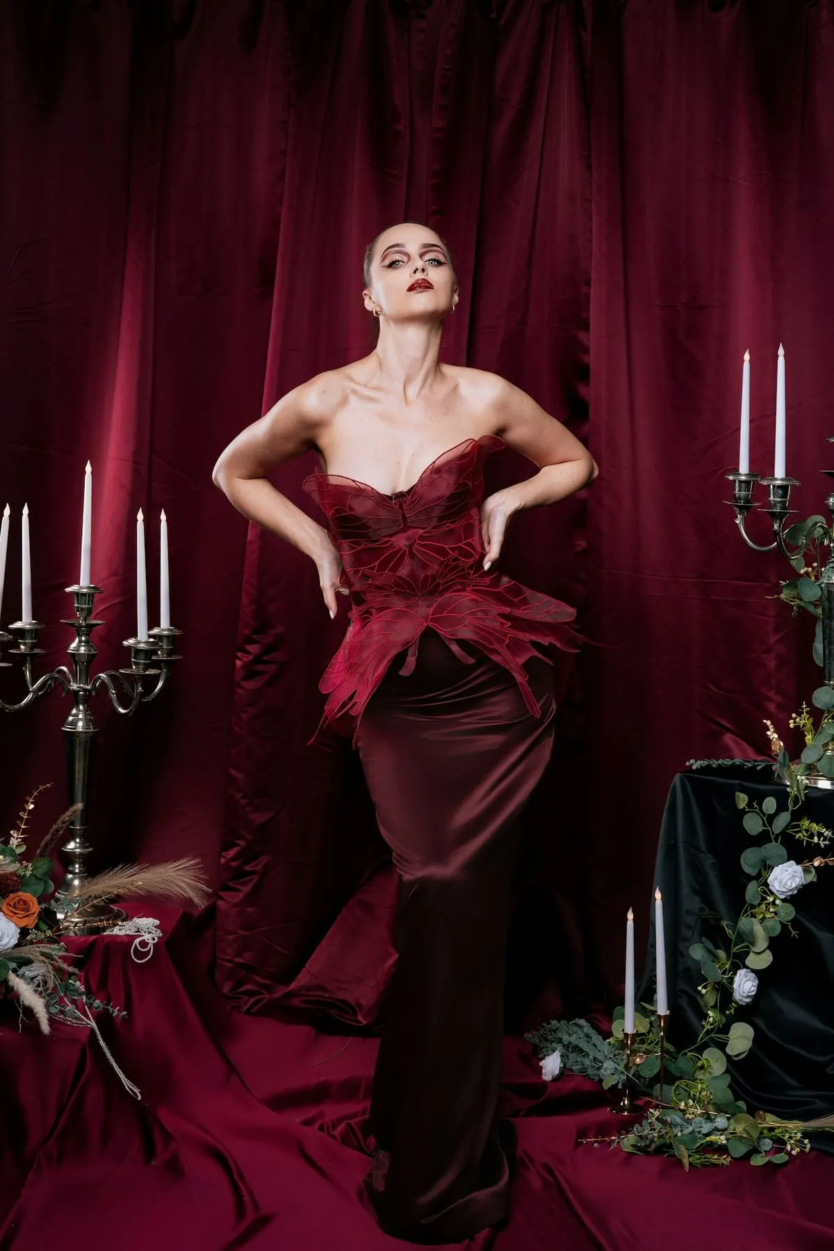 Robe Amira – Bordeaux