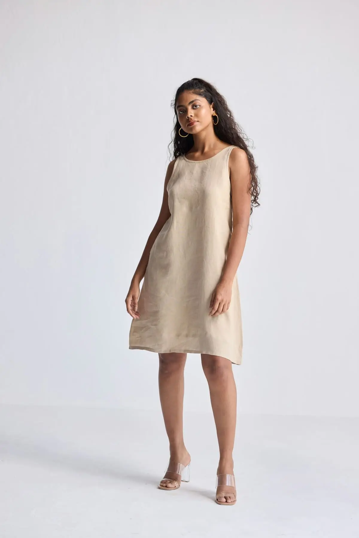 Robe Hammamet – Lin naturel