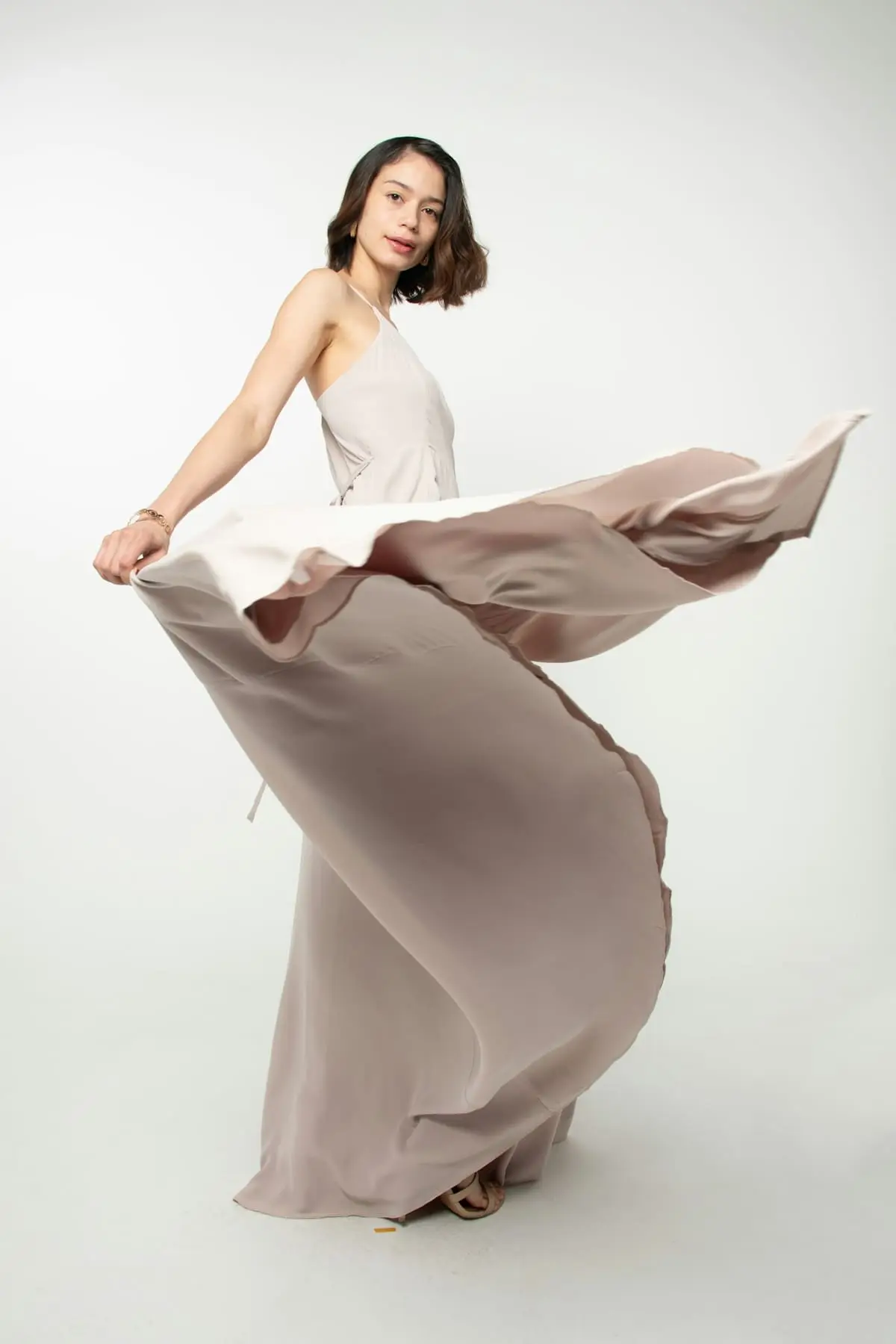 Robe Inès – Taupe rosé