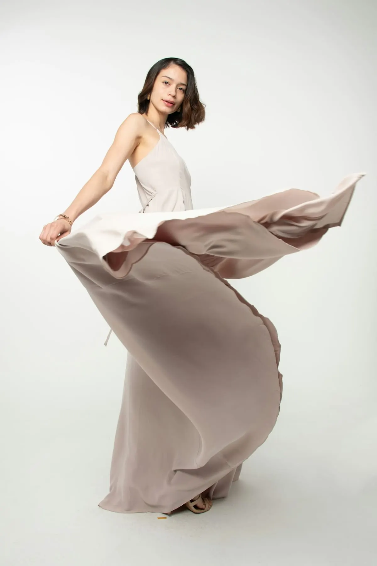 Robe Inès – Taupe rosé